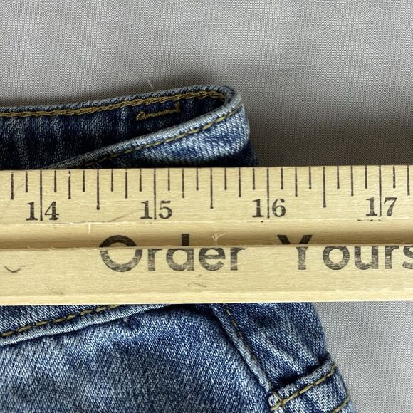 Pretty Little Thing Boyfriend Baggy Denim Jeans Women's US 10 Hi Rise Button Fly - Picture 13 of 16